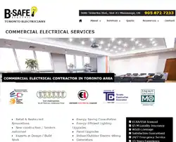 Industrial, Commercial Electrical Contractor, Mississauga - website