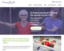 Fitness for adults fifty plus and seniors - Toronto GTA website
